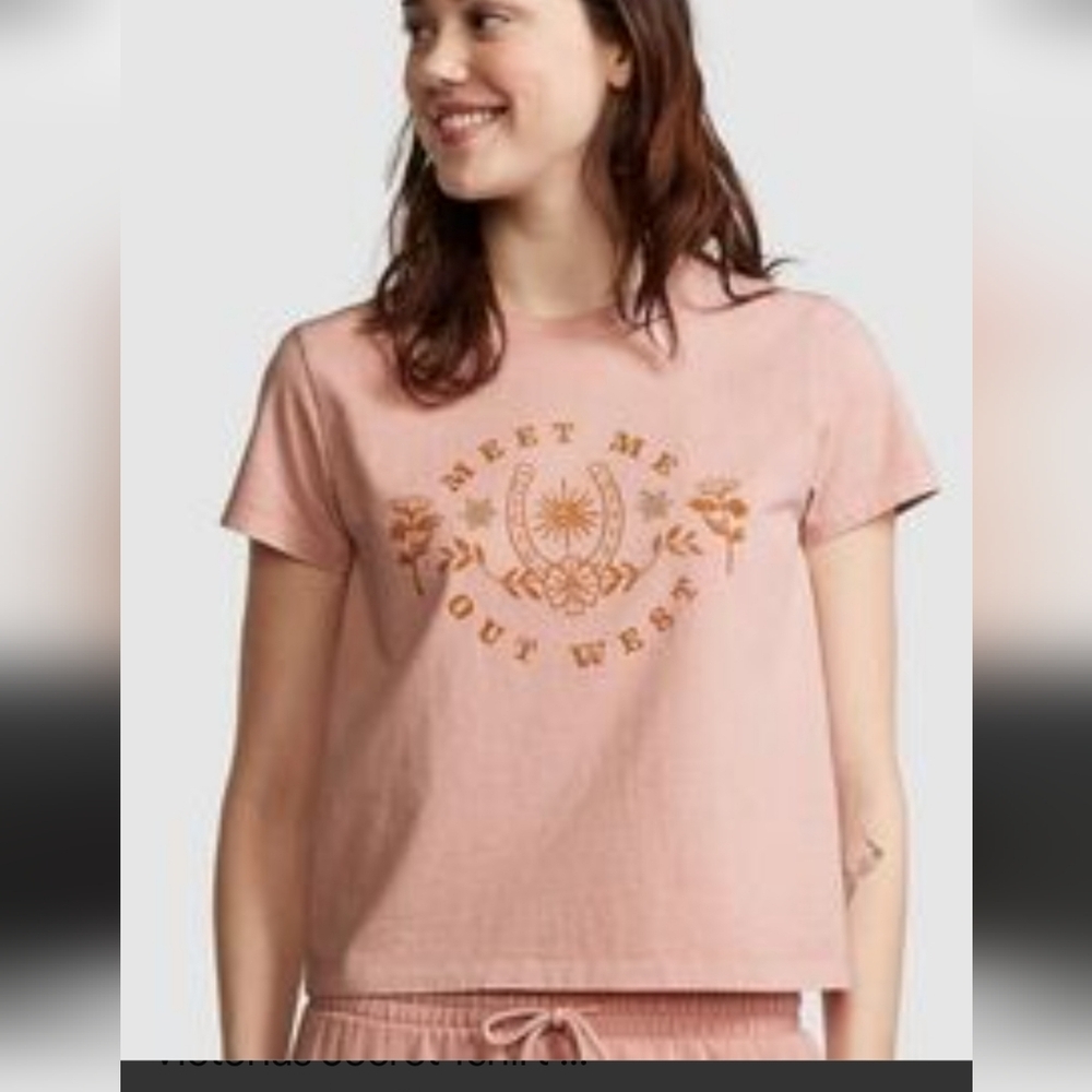 PINK Victoria's Secret Light Pink Tee